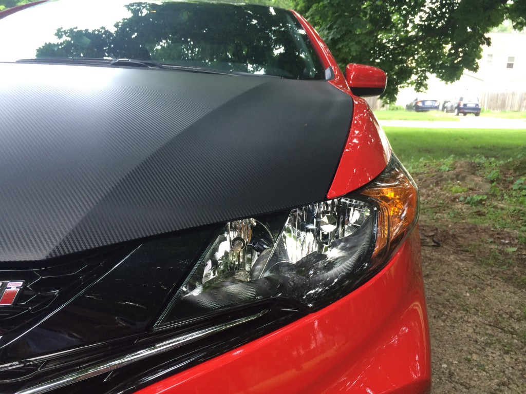 DipWraps Chicago 2014 Honda Civic SI Carbon Fiber Vinyl Vehicle Wrap 4