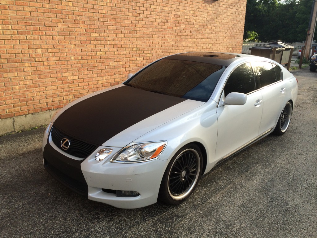 Lexus Carbon Fiber Hood Roof Trunk Wrap
